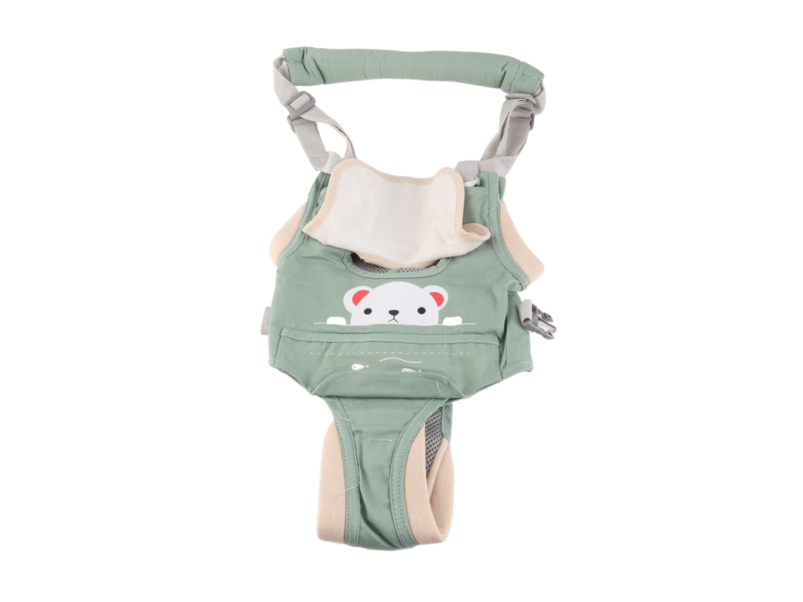 Arnés De Aprendizaje Para Caminar Para Bebés, Suave, Transpirable Y Ajustable, Con Alfombrilla Antidrogas, Color Verde.
