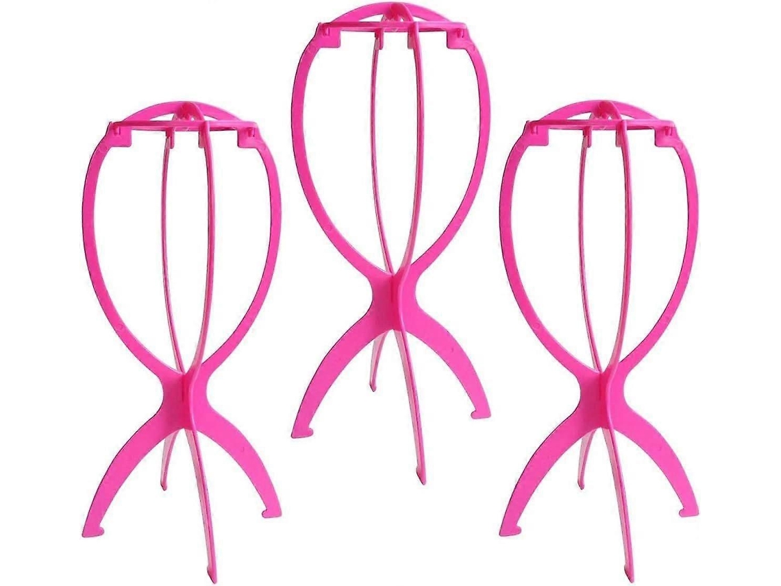 Soporte para pelucas, soporte para cabeza de maniquí para múltiples pelucas, paquete de 3 unidades TAISHENGDA