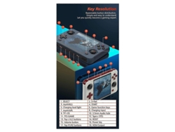 Consola De Videojuegos Retro R40s 16gb128gb Wifibt Soporte Linux Para Psp Ps1 N64 Dc Arcade Simulator Azul