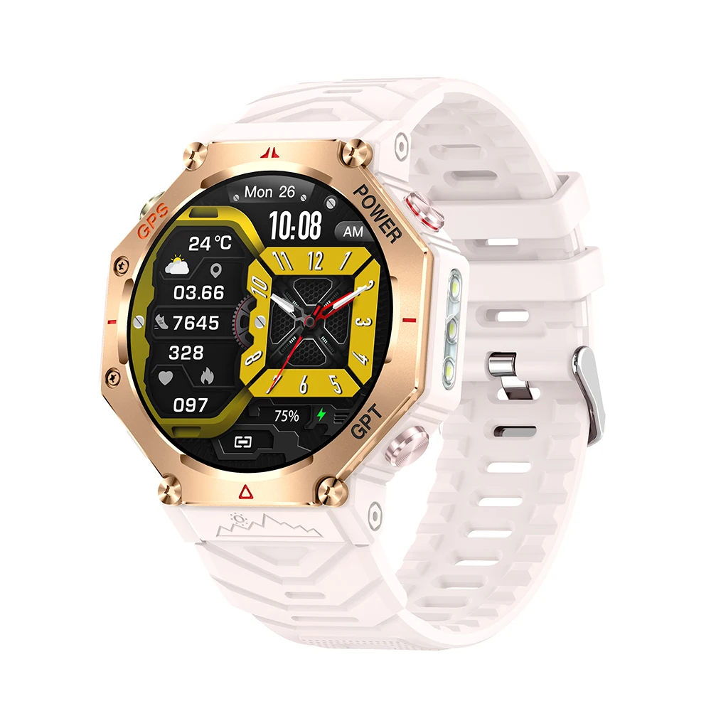 Reloj Inteligente (rosa) Con Gps, Pantalla Hd De 1,39 Pulgadas Y Esfera De Reloj Con Inteligencia Artificial.