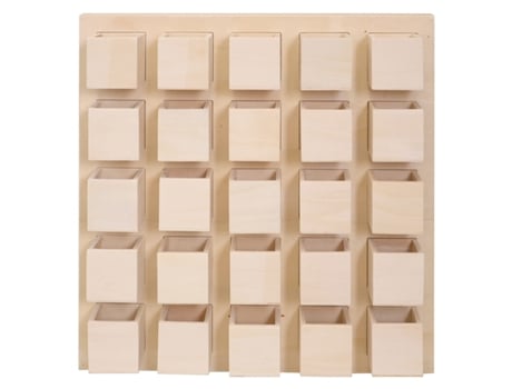 Calendario de Adviento con cajas magnéticas 36 x 36 cm