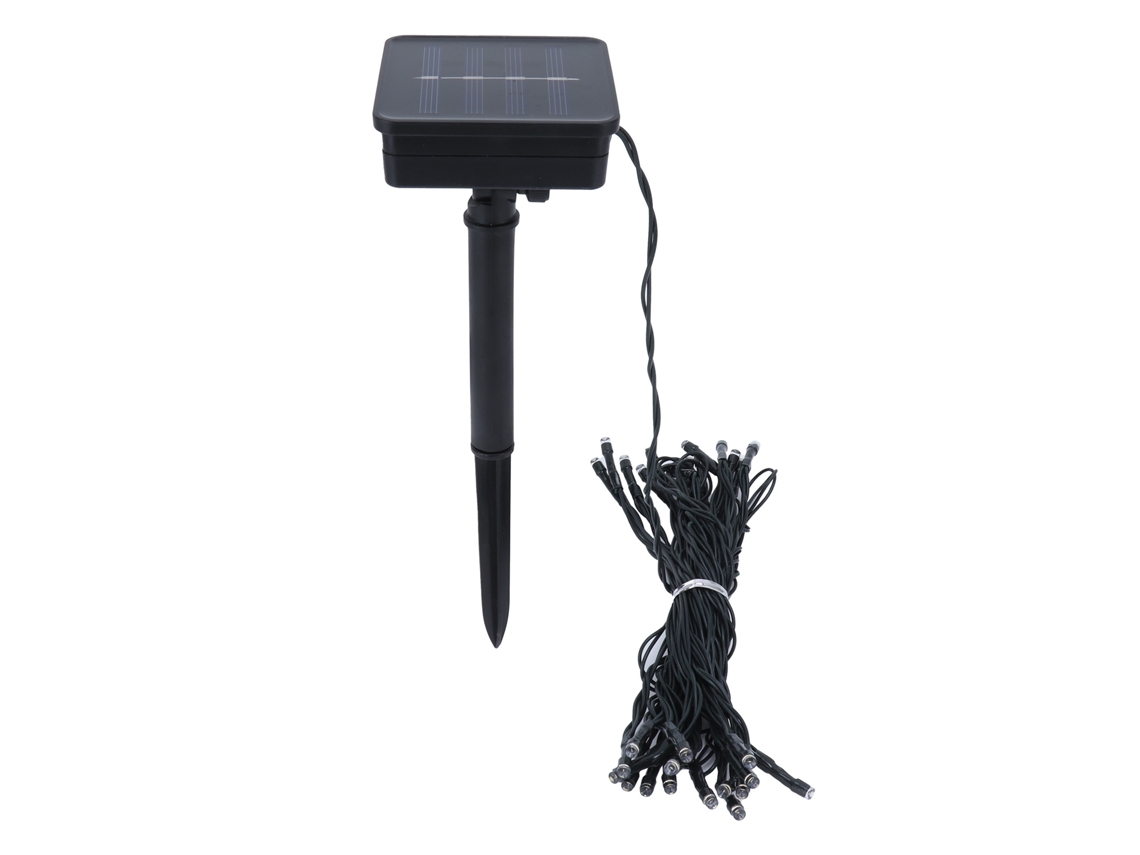 Guirnalda De Luces Solares De 30 Led, 8 Modos, Luz Blanca Cálida, Decoración Para Fiestas, Jardín Y Patio, Ip44