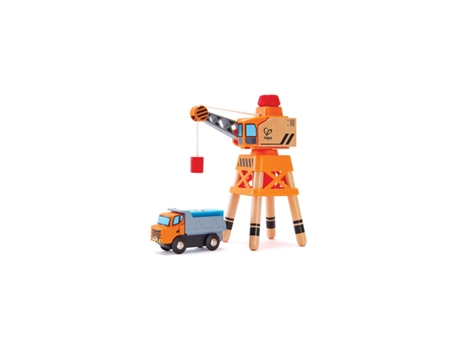 Juguete HAPE Grúa de Gran Pluma Grúa (3 Años)
