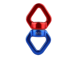 Vlrla-conector De Columpio De Yoga Aire Anillos Giratorios 360 Grados Carabineros De Magnio Rojo Y Azul