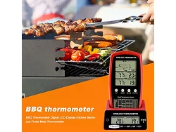Termómetro digital OEM para barbacoa con dos sondas