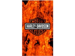 Toalla De Playa De Microfibra Harley Davidson Llamas