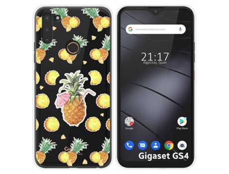 Carcasa Gigaset GS4 TUMUNDOSMARTPHONE Dibujos Transparente Multicolor