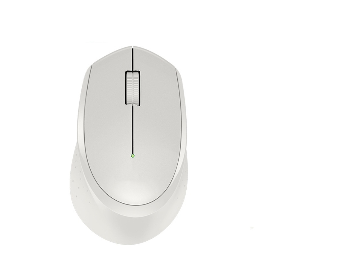 Ratón inalámbrico silencioso Yizhood M330 de 1000 dpi, óptico y silencioso de 2,4 GHz con receptor USB para oficina, hogar y PC, color blanco