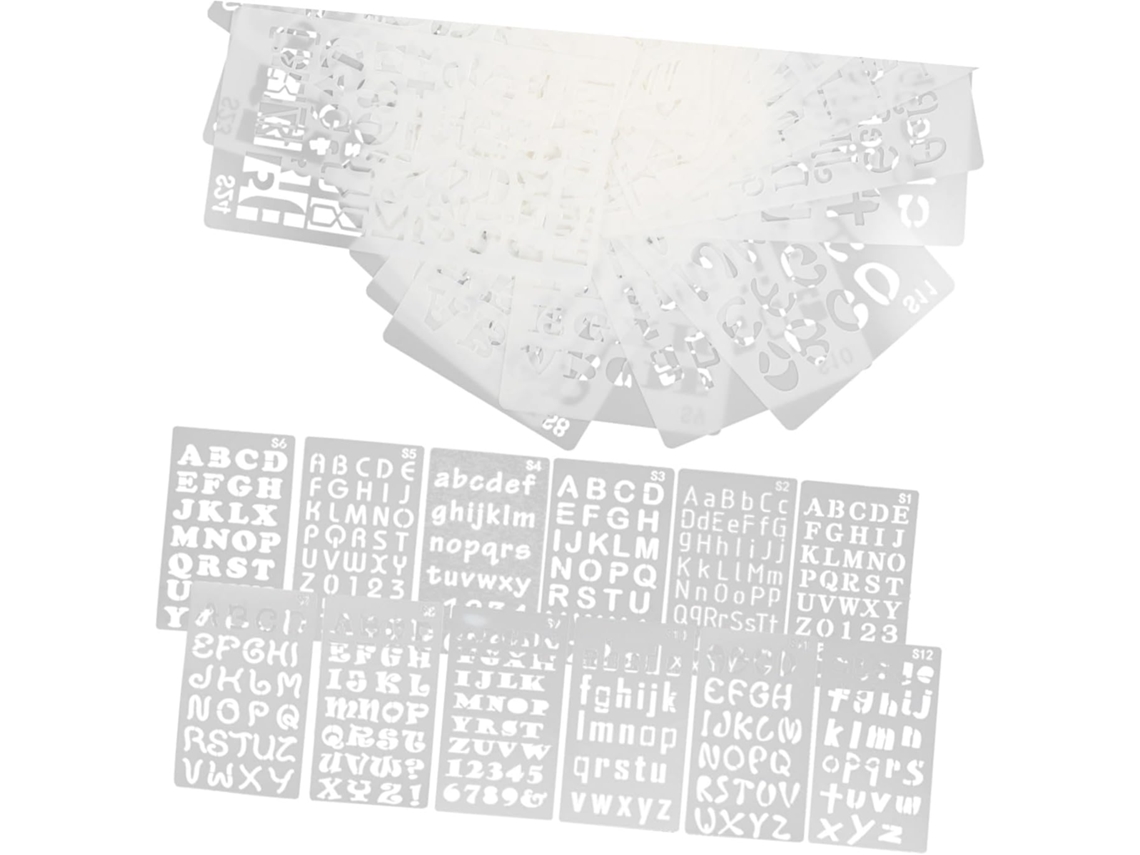 Plantillas para pintar, plantillas de letras, plantillas del alfabeto para scrapbooking