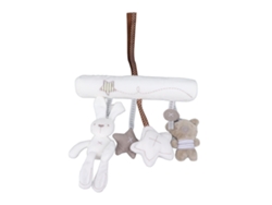 Ats-juguete De Peluche Colgante Para Bebe Conejo Adorable Desarrollo Sensorial Para Cuna Cochecito Silla De Coche
