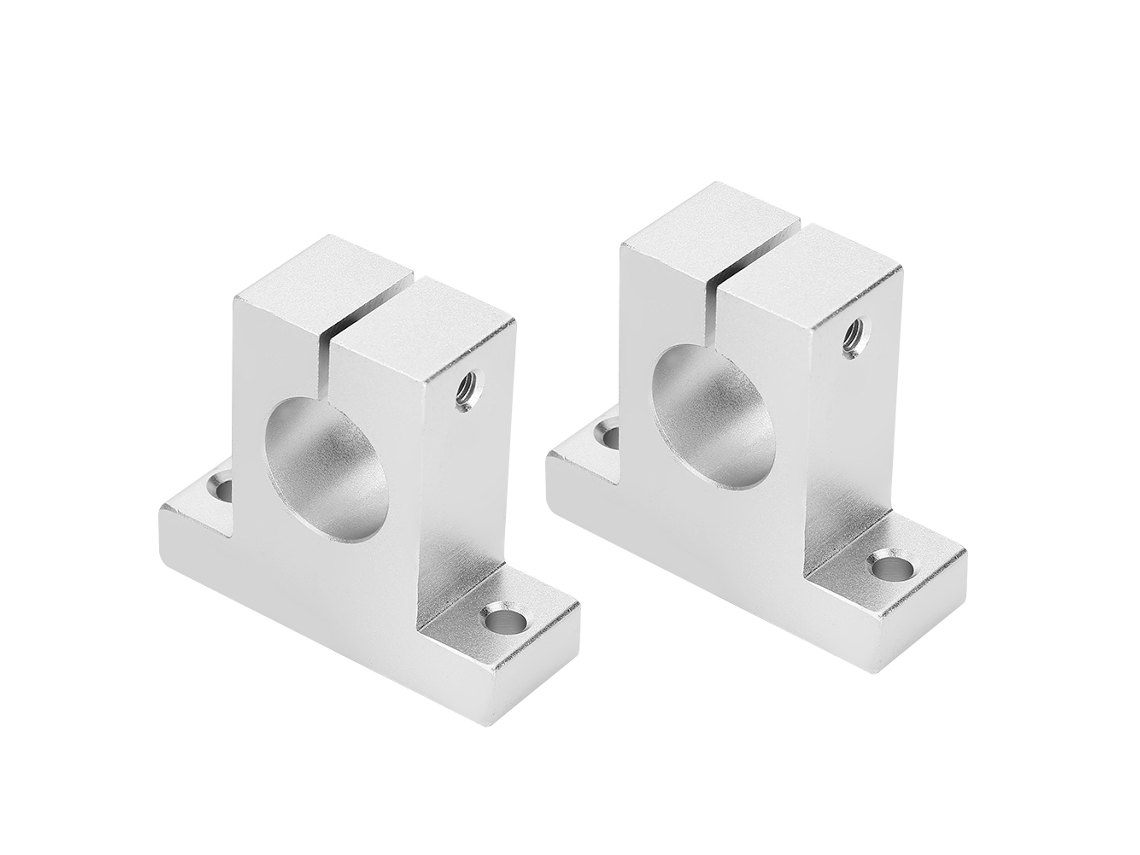 Yncm2026-2 Piezas Rail Lineal De Aluminio Con Rodamiento Sk25 Soporte Guía De Movimiento 25mm