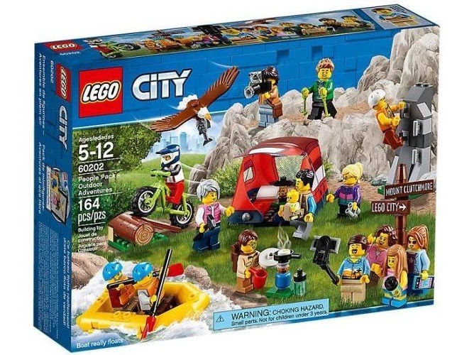 LEGO City: Paquete de personas - Aventuras al aire libre - 60202 (Edad Mínima: 5 - 164 Piezas)