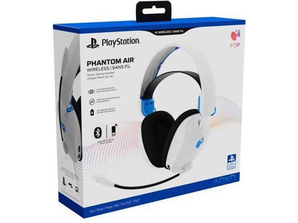 Auricular Gaming PDP Phantom Air (Ps4/Ps5 - Inalámbrico - Blanco)