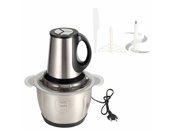Picadora de carne eléctrica, procesador de alimentos, 3 velocidades, 3 l, 400 W, enchufe UE 220 V