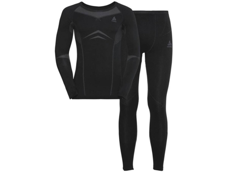 Ropa interior para Hombre ODLO Performance Evolution Warm Negro para Esquí (S)