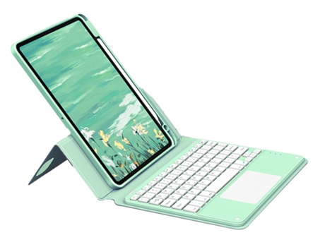 Carcasa Flip Cover y Teclado Bluetooth YIMGOTTA SX11C para iPad Air5 10.9ï 2022)/iPad Air4 10.9ï 2020)/iPad Pro11(2022/2021/2020/2018)