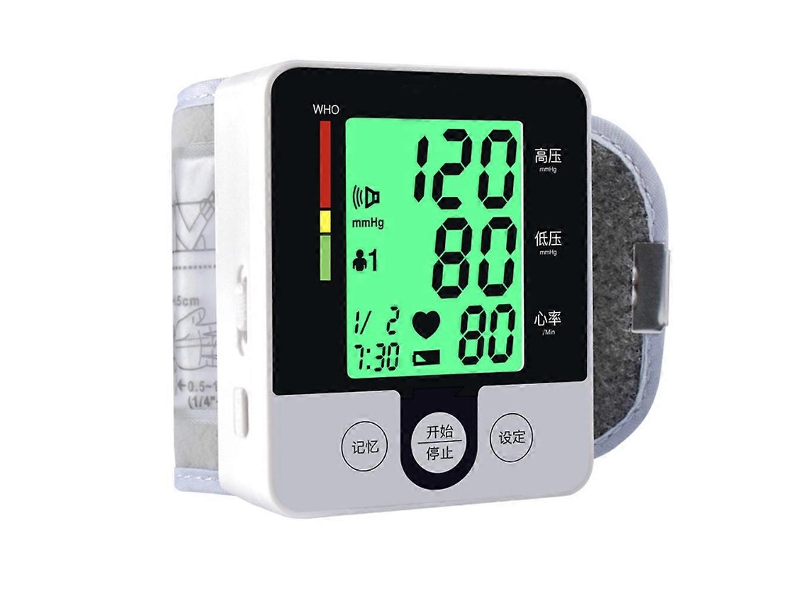 Tensiómetro digital automático de muñeca con detector de latidos irregulares y gran pantalla LED. Ly Ebike
