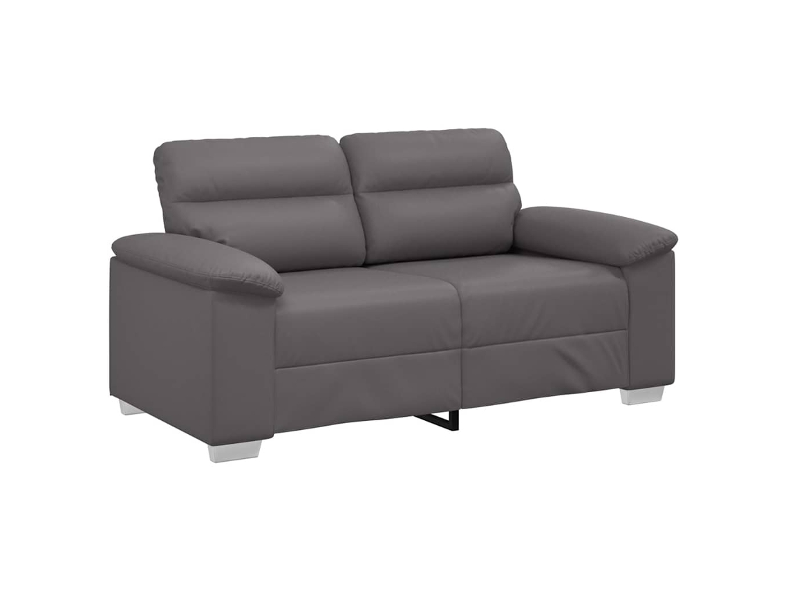 Maison Exclusive - Sofá De 2 Plazas Gris, 160x81x84 Cm, Piel Sintética