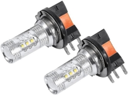 Omni-2pcs Bombillas Led H15 80w Luz Blanca Pura Para Coche Faros Luces De Día Reemplazo Lámpara