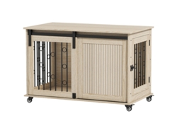 Transportín Para Perros Con Ruedas Y Puerta Corredera, 100x56x65cm