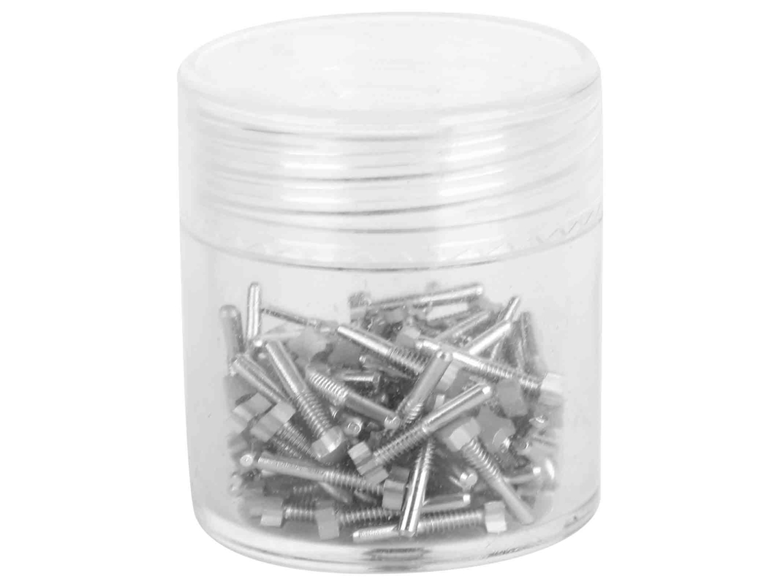 100 Tornillos De Cabeza Cuadrada Para Relojes De 2,5 X 8,5 Mm (accesorios Para Reparación De Relojes)