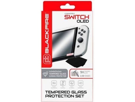 Protector de Pantalla Vidrio templado BLACKFIRE SET Nintendo Switch
