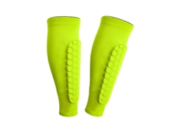 1 Par De Protectores Tibias De Fútbol Con Protectores De Pantorrilla, Talla L (verde) Digitallab