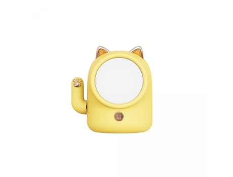 Lámpara táctil regulable recargable por USB Lucky Cat, lámpara amarilla