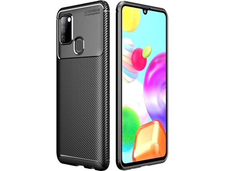 Carcasa Samsung A21S Rugged Carbon Negro