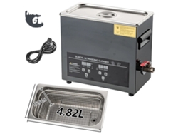Limpieza ultrasónica, control digital, acero inoxidable, 6L-180W-220V, EU-A