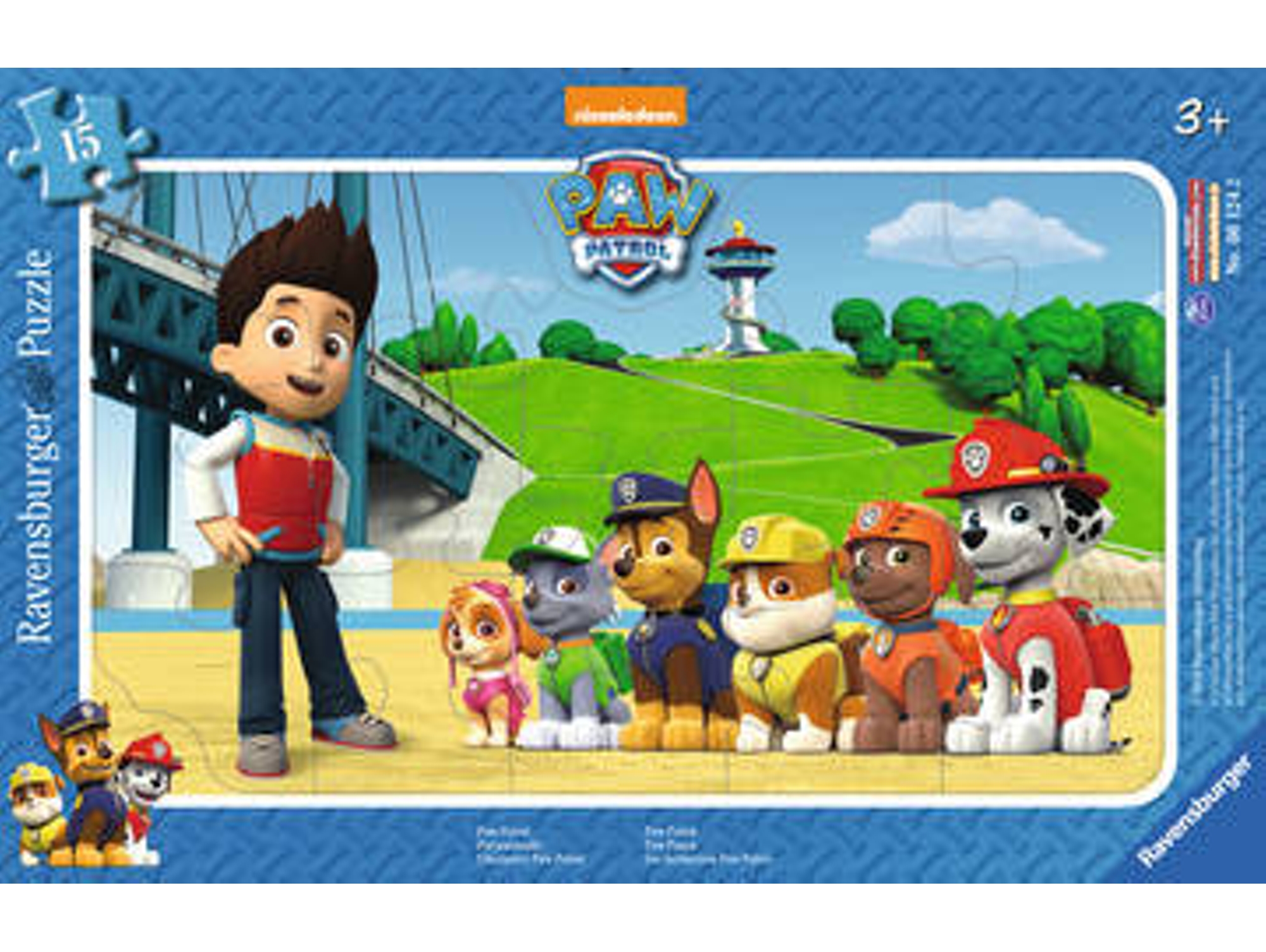 Puzzle RAVENSBURGUER Patrulla Canina (15 Piezas)