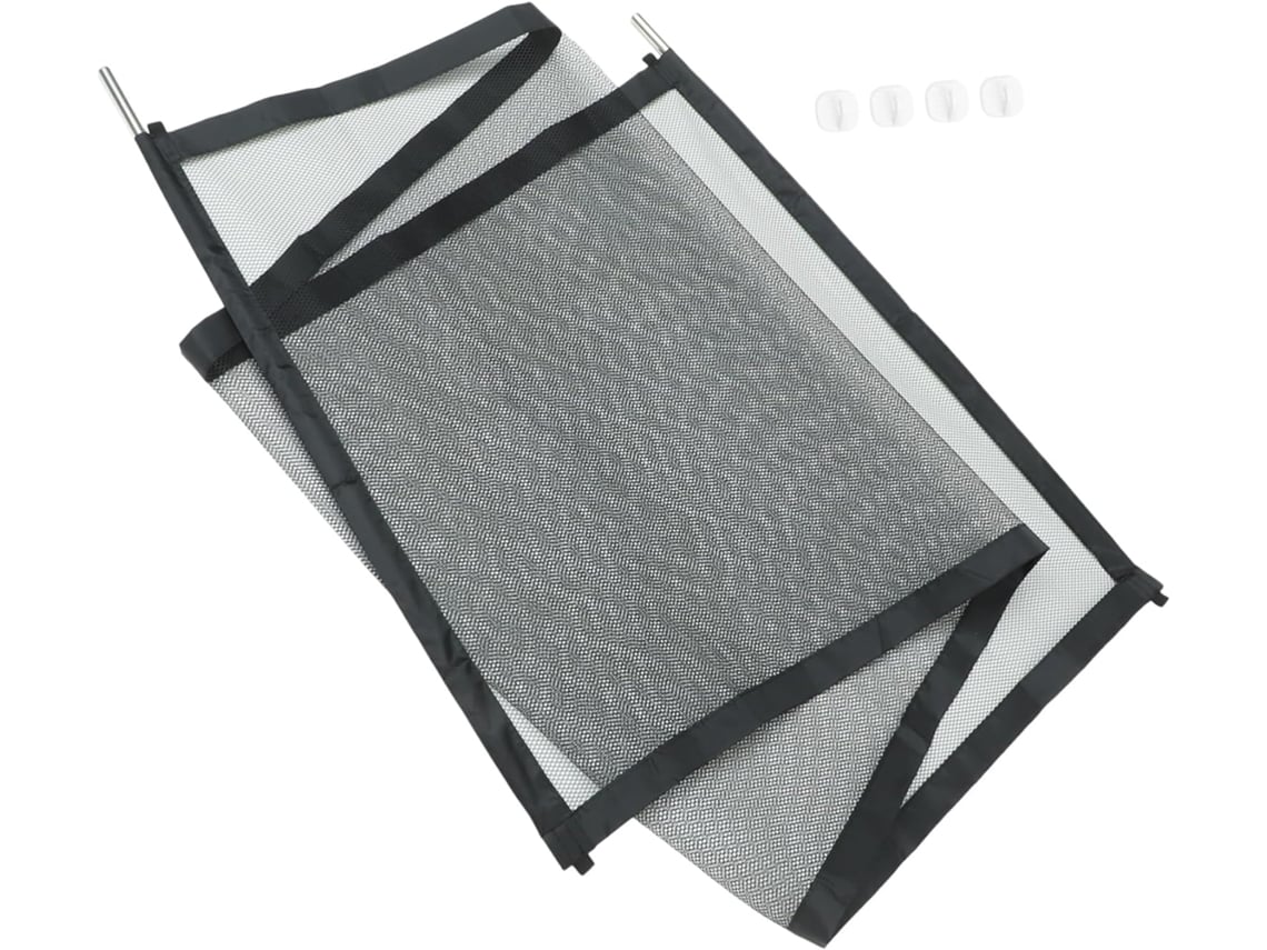 Barrera De Seguridad Portátil Para Bebé, No Requiere Perforación, Malla Transparente