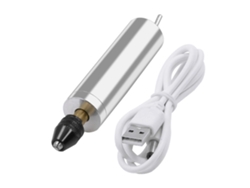 Minimáquina de grabado eléctrica portátil, multifuncional, USB, color plateado
