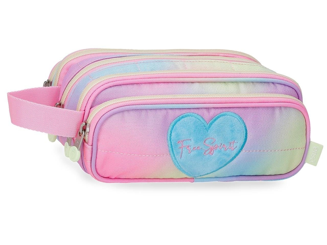 Enso Estuche Escolar Free Spirit Poliéster Multicolor