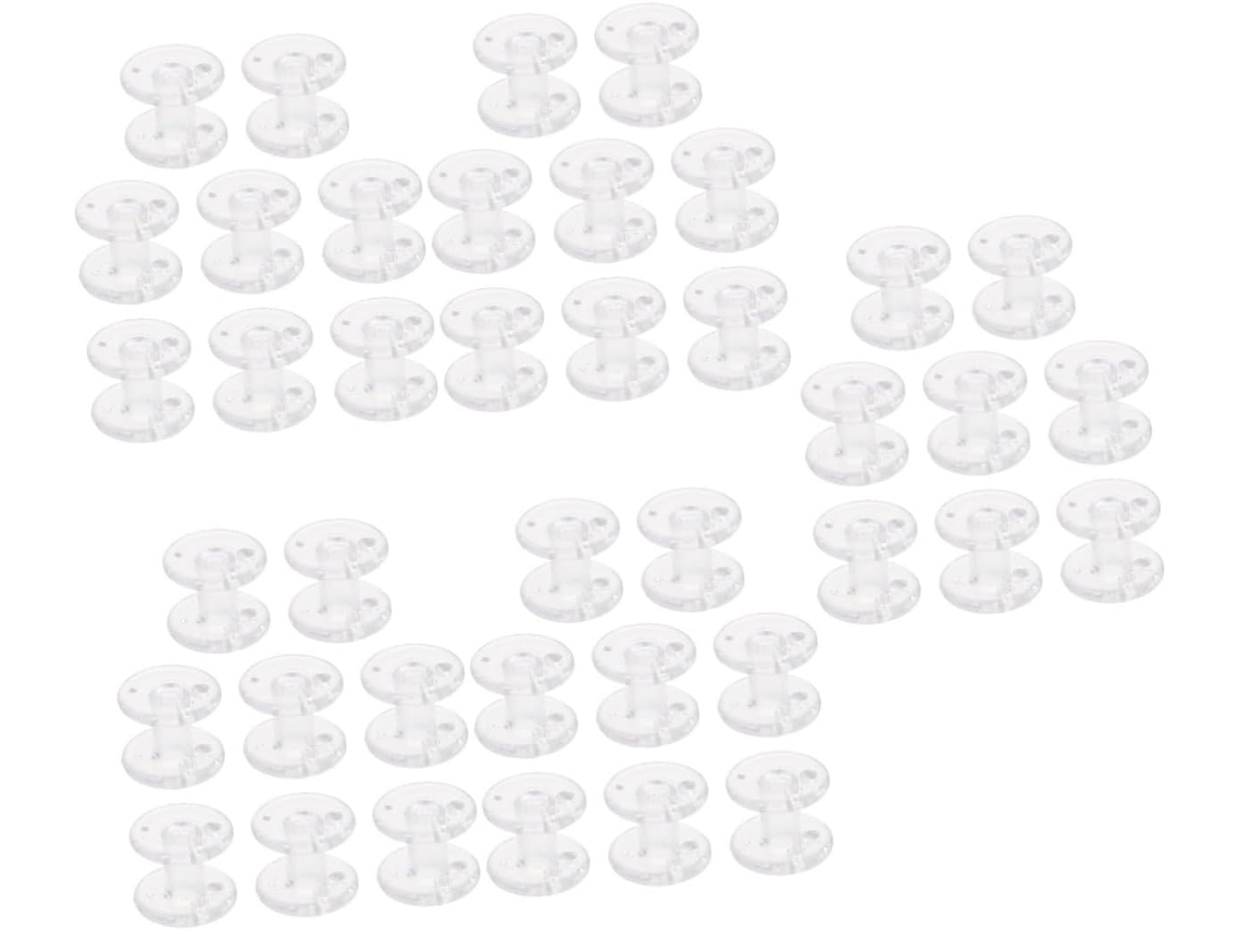 40 Piezas De Tensores Para Persianas Plisadas Transparentes Y Accesorios De Sujeción.