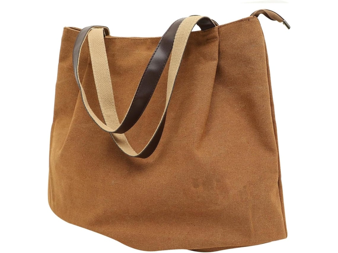 Bolsa Tote Feminina Ciieeo, Estilo Casual Chique, Em Lona Com Alça De Ombro, Grande Capacidade, Poliéster.