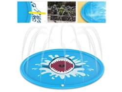 RNEMITERY Almohada de agua para playa y jardín, juguete hinchable infantil para verano, almohada con chorro de agua en forma de tiburón (170 cm)