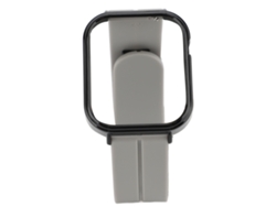 Correa Magnética De Silicona Para Reloj Fit 3, Ajuste Rápido, Resistente Al Agua, Gris.