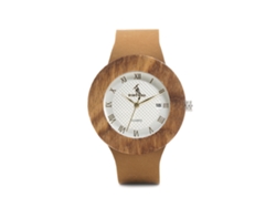Reloj De Madera Handmade Unisex Analógico De Cuarzo Para Hombre Y Mujer