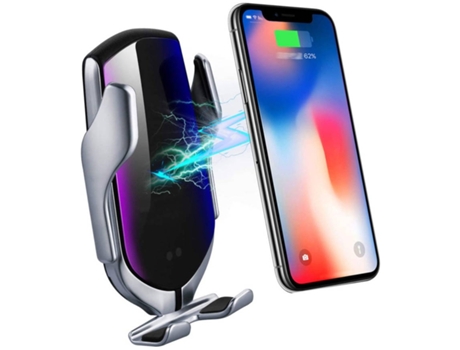 Cargador Sem Rápido Android Ios Smartphone Carregamento Smart Sensor Car YIZHOOD Blanco
