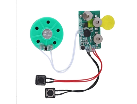 Módulo para tarjetas de Audio Diy, 60 segundos, Chip de tarjeta Diy, módulo de grabación de sonido de música para cajas de música, cajas de recuerd...