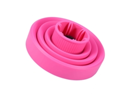 Difusor Plegable Para Secador De Cabelo De Silicone Resistente À Altas Temperaturas Ferramenta De Estilo (rosa)