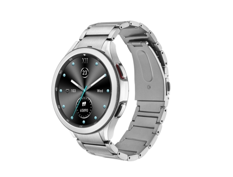 Correa de reloj inteligente para Samsung Galaxy Watch5/Watch5 Pro/Watch4/Watch4 Aleación de titanio clásica universal Tres plantas con hebilla plan...
