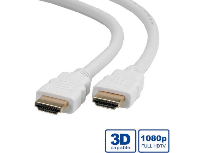 Cable HDMI ROLINE (HDMI - HDMI - 20 m - Blanco)