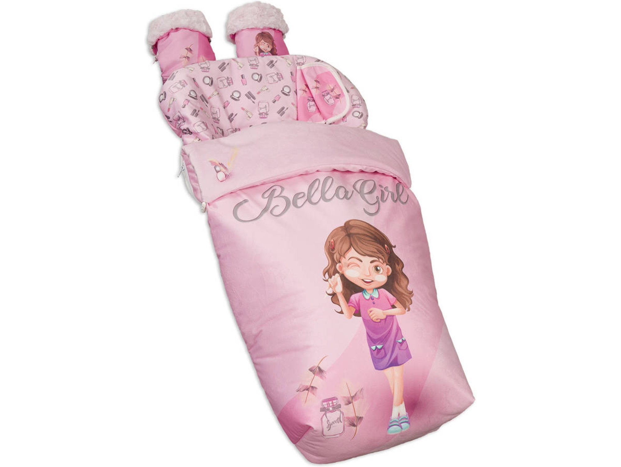 Funda Impermeable con Guantes y Protector de Cinturón BABYLINE Beauty Girl