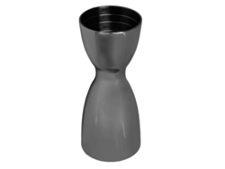 Medidor Doble Para Cócteles En Acero Inoxidable, En Forma De U, Chapado En Negro, Para Coctelería.