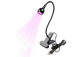 Lámpara UV LED para uñas, mini lámpara LED para uñas de gel X con clip de fijación y luz LED giratoria Ly Ebike