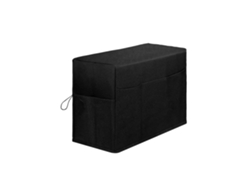 (negro) Funda Antipolvo Para Máquina De Coser Doméstica Con Bolsillo, Compatible Con La Mayoría De Las Máquinas De Coser Estándar - 46x32x21cm