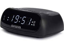 Rádio FM Bluetooth AIWA CR-09J (Negro - Pillas)