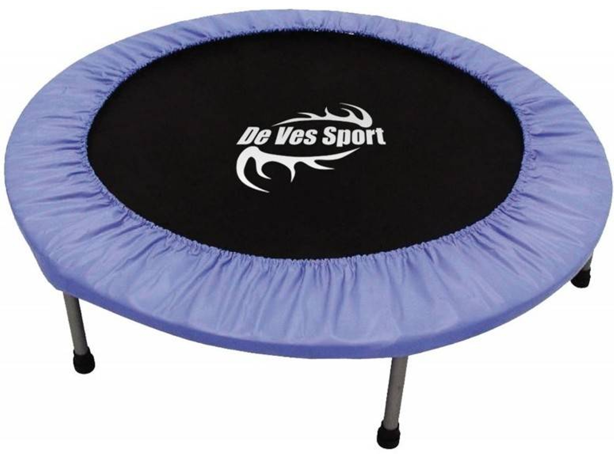 DEVESSPORT Cama Elástica Infantil y Fitness con Protección y Patas Antideslizantes para Interior y Exterior